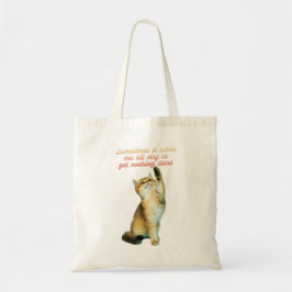 Bolsa Tote Gato Preguiçoso De Gato Engraçado De Pão