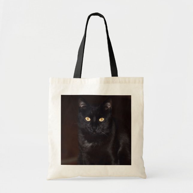 Bolsa Tote Gato preto (Frente)