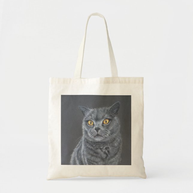 Bolsa Tote Gato preto  (Frente)