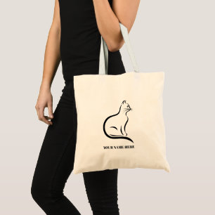 Bolsa Tote Gato Preto