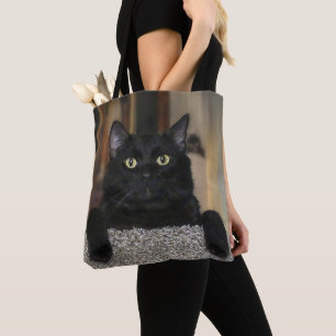 Bolsa Tote Gato Preto