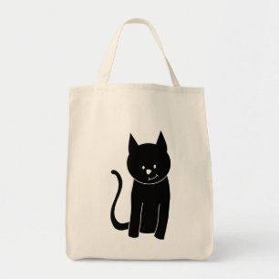 Bolsa Tote Gato Preto Cinto