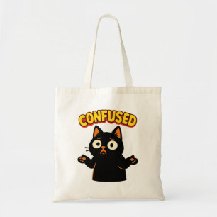 Bolsa Tote Gato Preto Confuso
