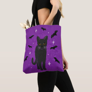 Bolsa Tote Gato preto das bruxas