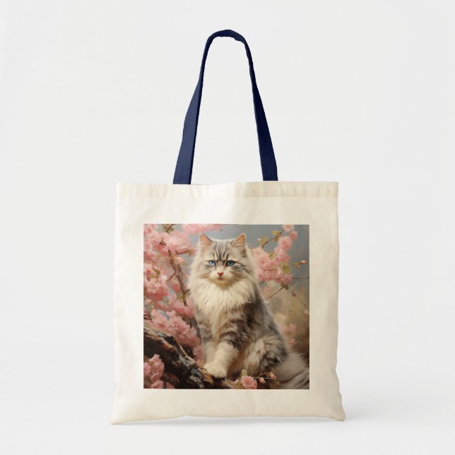 Bolsa Tote gato Ragdoll (Frente)