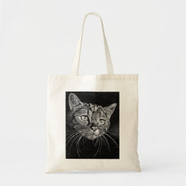 Bolsa Tote Gato Rosto Pequeno Saco