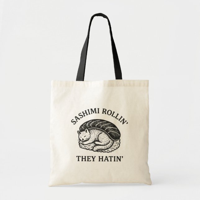 Bolsa Tote Gato Sashimi (Frente)