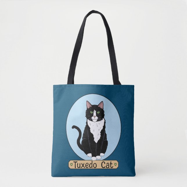 Bolsa Tote Gato Smoking (Frente)