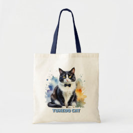 Bolsa Tote Gato Smoking Elegante