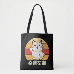Bolsa Tote Gato sortudo