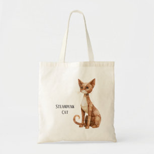 Bolsa Tote Gato Steampunk