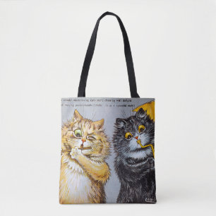 Bolsa Tote Gatos Adorantes de Música, Louis Wain