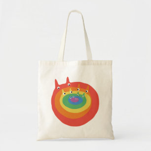 Bolsa Tote Gatos Arco-Íris