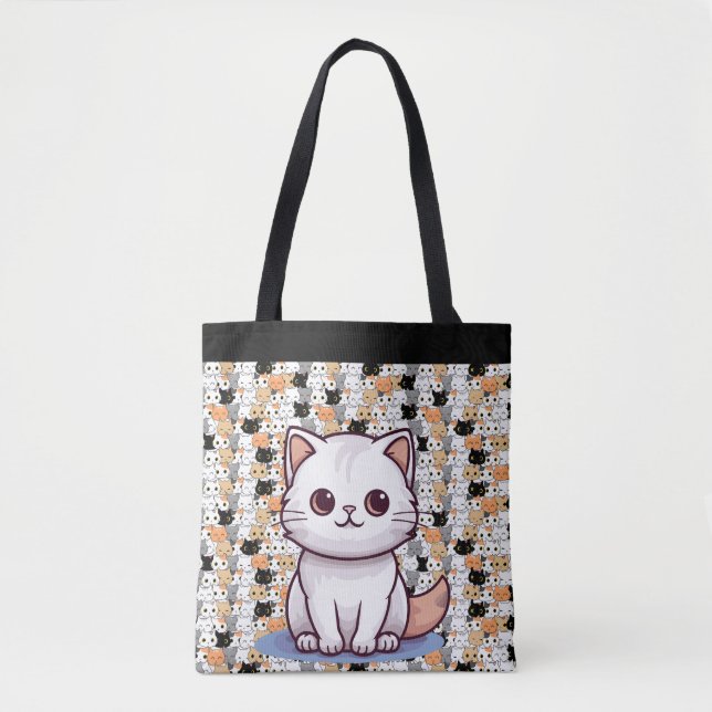 Bolsa Tote Gatos Cons (Frente)