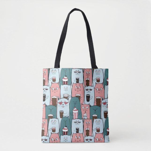 Bolsa Tote Gatos Cons (Frente)