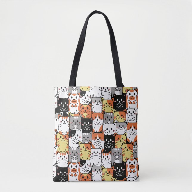 Bolsa Tote Gatos Cons (Frente)