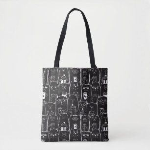 Bolsa Tote Gatos Cons