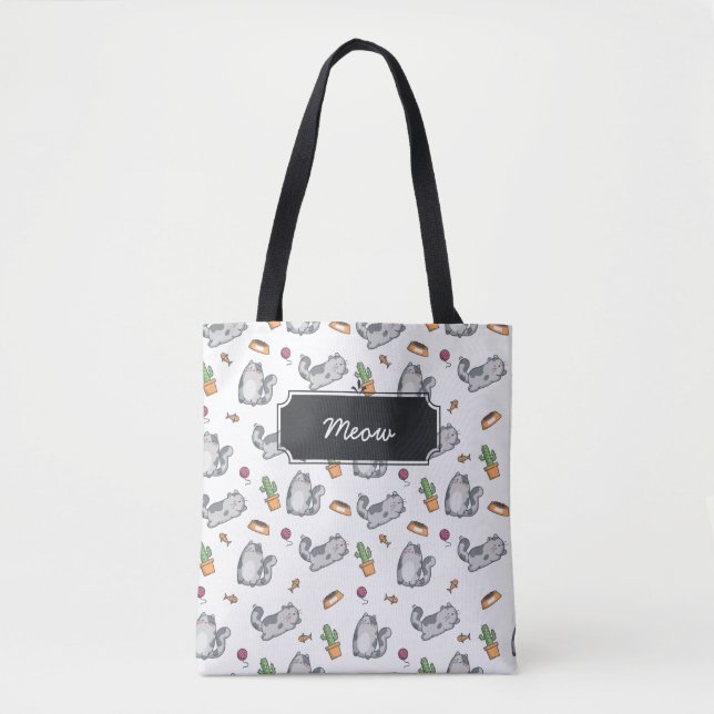 Bolsa Tote Gatos Cons (Frente)