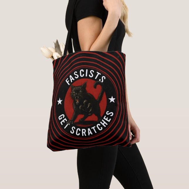 Bolsa Tote Gatos Contra Fascistas (Close Up)
