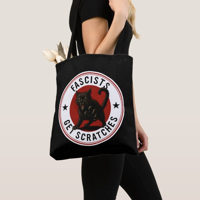 Bolsa Tote Gatos Contra Fascistas (Close Up)