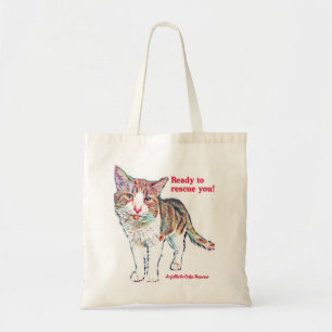 Bolsa Tote Gatos de Anjellicle prontos para salvá-lo o