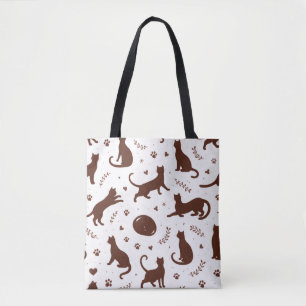 Bolsa Tote Gatos de Chocolate