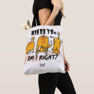 Bolsa Tote Gatos De Laranja De Yoga Engraçados