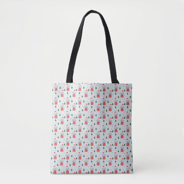 Bolsa Tote Gatos de Natal bonitos (Frente)