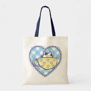 Bolsa Tote Gatos engraçados no saco dos copos
