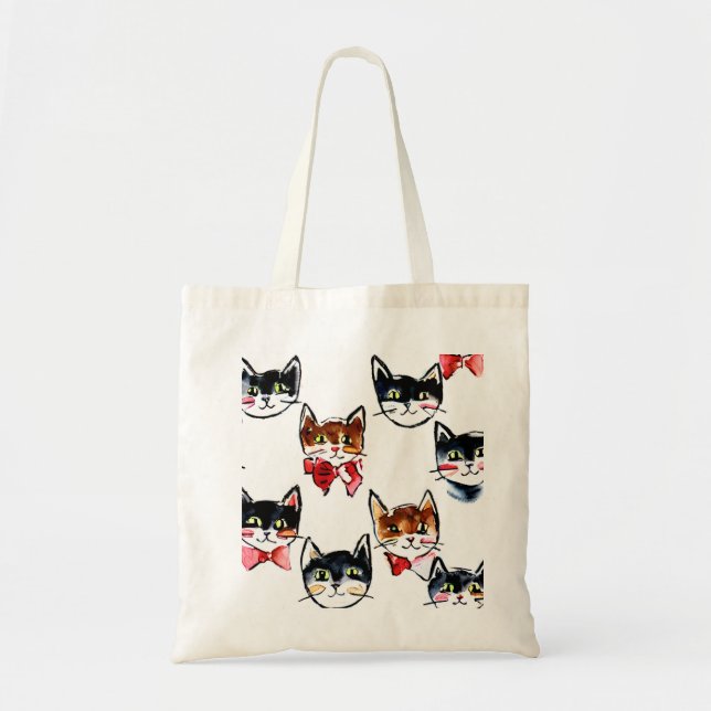 Bolsa Tote Gatos Festivos com arcos Saco de Tote (Frente)