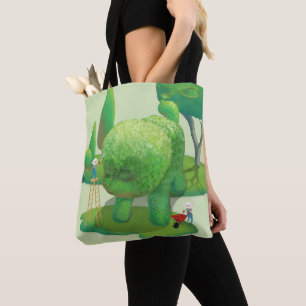 Bolsa Tote Gatos-jardineiros e animais verdes