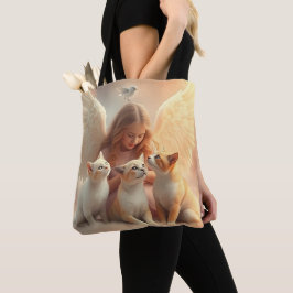 Bolsa Tote Gatos no Céu