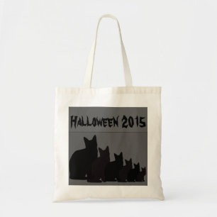 Bolsa Tote Gatos Pretos Do Dia Das Bruxas -