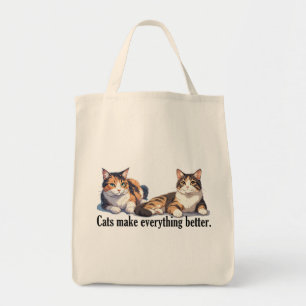 Bolsa Tote Gatos tornam tudo mais agradável para a barra de f