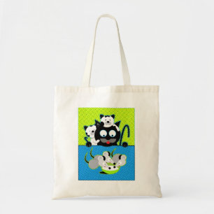 Bolsa Tote Gatos vs. Saco de Tote de Rato
