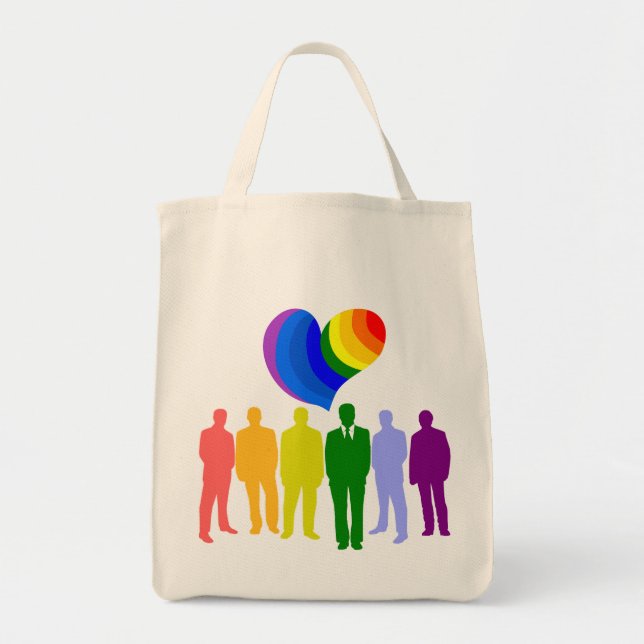 BOLSA TOTE GAY HEART (Frente)