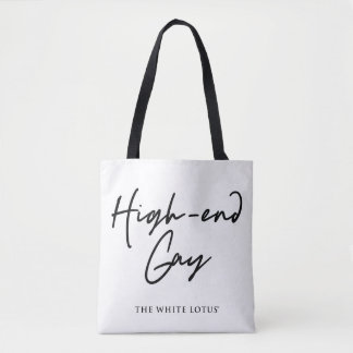 Bolsa Tote Gay high-end - O Lotus Branco