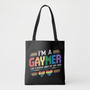 Bolsa Tote Gaymer como um jogador regular, mas jogador muito 