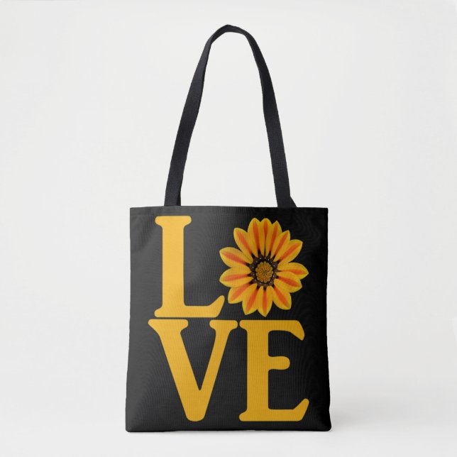Bolsa Tote Gazania Clássico do Amor (Frente)