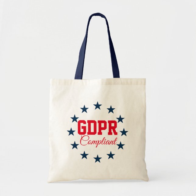 Bolsa Tote GDPR complacente (Frente)