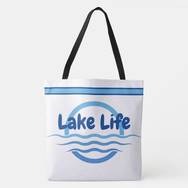 Bolsa Tote Gear Personalizado do Lago Life (Frente)