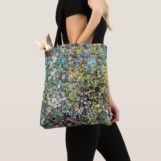 Bolsa Tote Geared Toward Abstract Art Design Lover (Close Up)