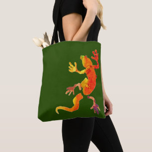 Bolsa Tote Gecko lagarto da fauna selvagem eco-réptil