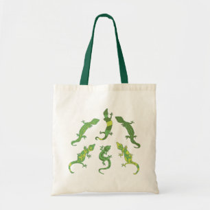 Bolsa Tote Geckos de Escalada de Rocha - verde.