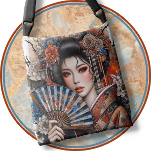 BOLSA TOTE - Geisha com Traje Tradicional