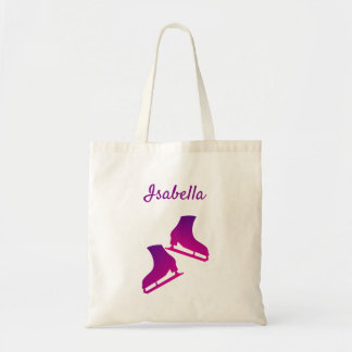 Bolsa Tote Gelado de patinagem de madeira skate rosa púrpura