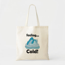 Bolsa Tote Gelo de Geleira Sentindo Frio Engraçado