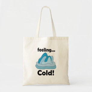 Bolsa Tote Gelo de Geleira Sentindo Frio Engraçado