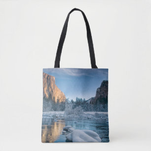 Bolsa Tote Gelo e neve Gelo virgem no Vale do Yosemite