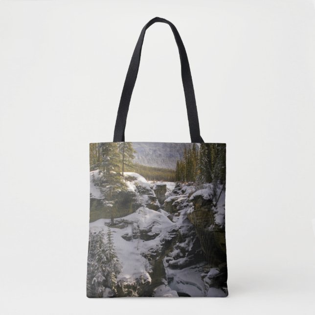 Bolsa Tote Gelo e neve | Jasper National Park Alberta, Canadá (Frente)